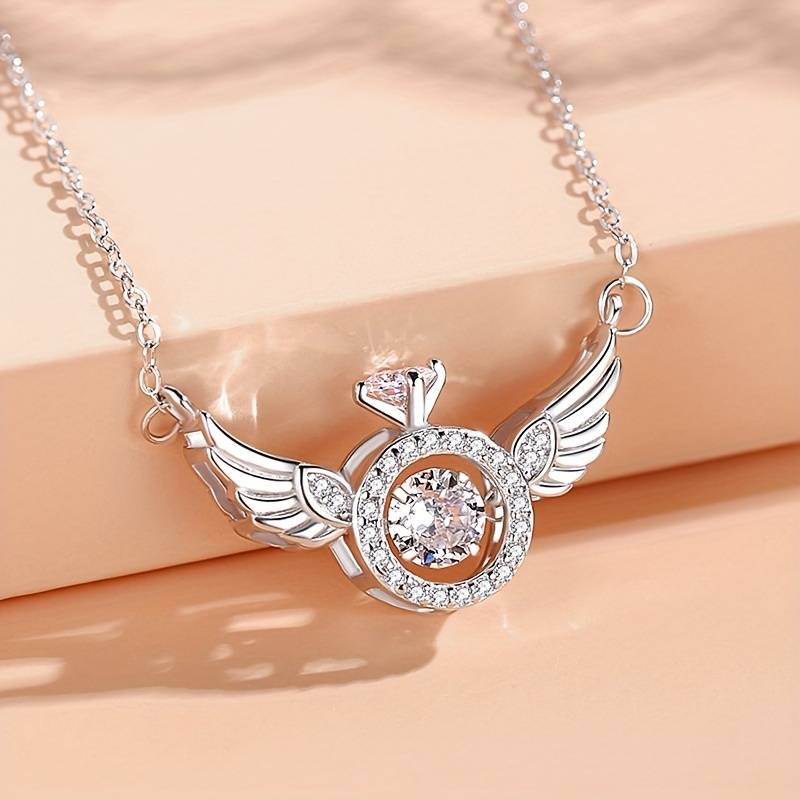 AngelLove™ | Collier à pendentif ailes d'ange