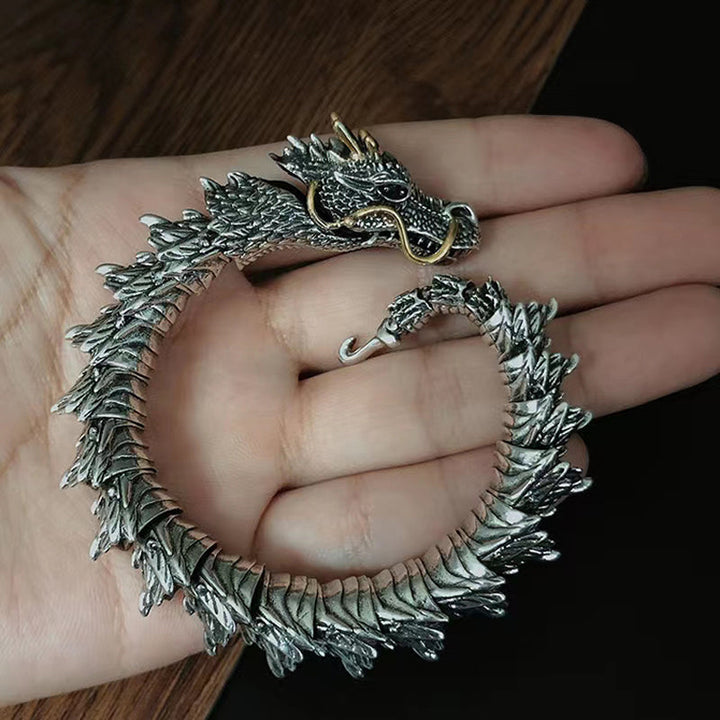 MythicCraft™ - Bracelet en cuivre en forme de dragon