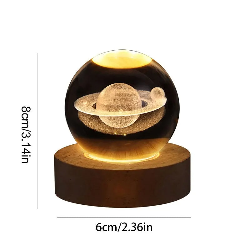 CelestiGlow™ | Lampe boule de cristal Galaxy