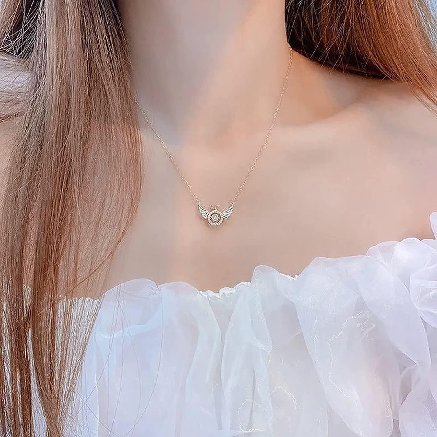 AngelLove™ | Collier à pendentif ailes d'ange
