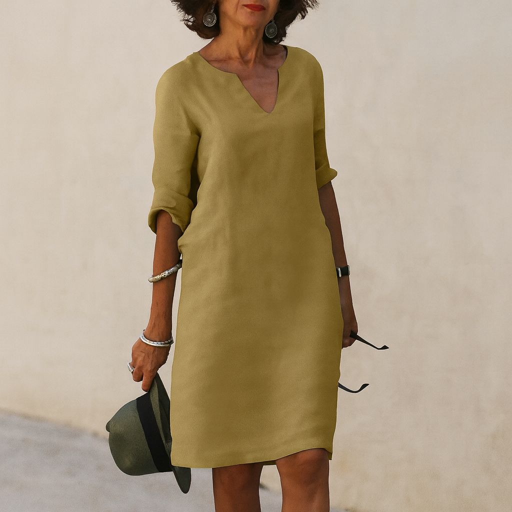 Robe fluide à l’élégance intemporelle