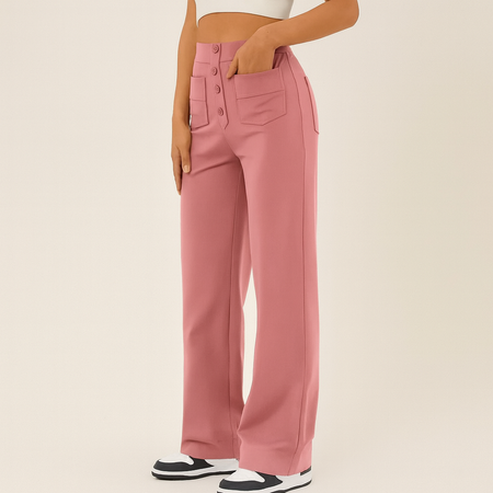Diana™ | Pantalon taille haute stylé & élastique