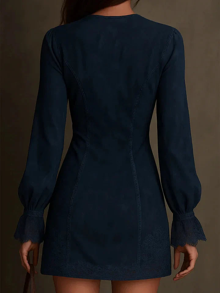 VELORA | ROBE DENTELLE VELOURSSOFT