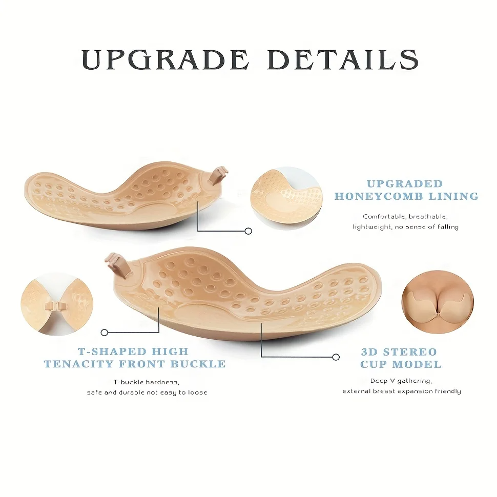 InvisPush™ | Soutien-gorge push-up invisible sans couture (1+1 GRATUIT)