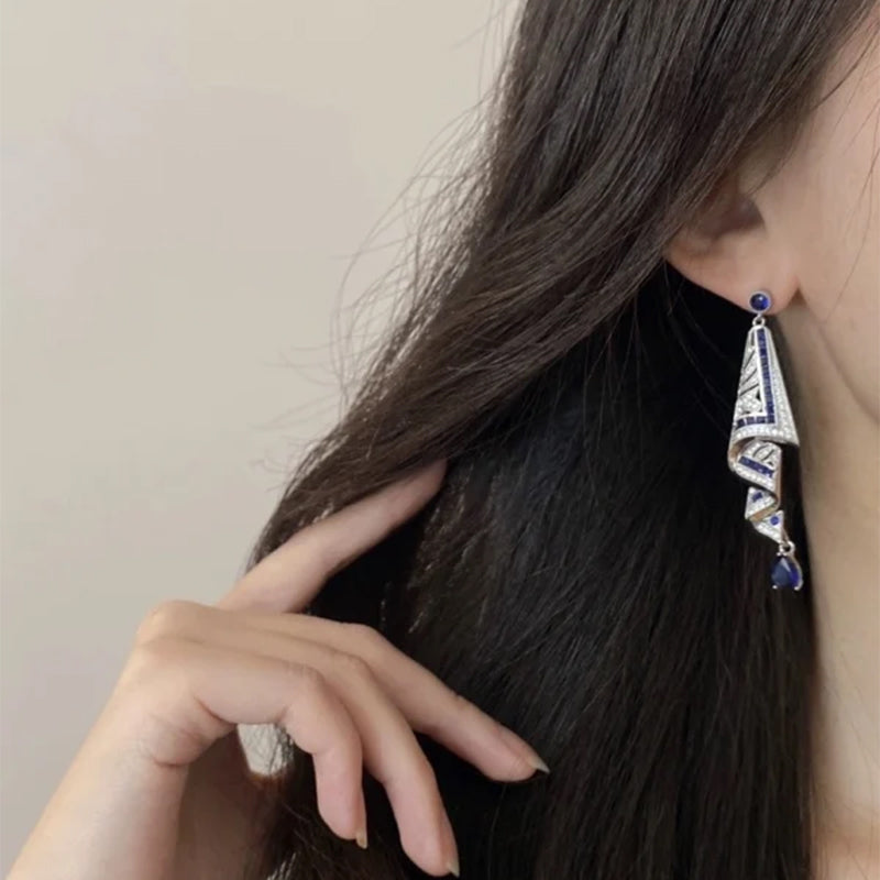 GemAura™ | Boucles d'oreilles Vintage en Argent