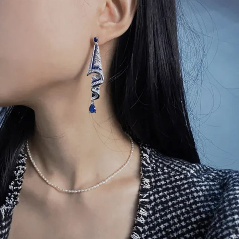 GemAura™ | Boucles d'oreilles Vintage en Argent