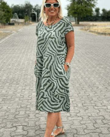 Robe d’été à motif abstrait